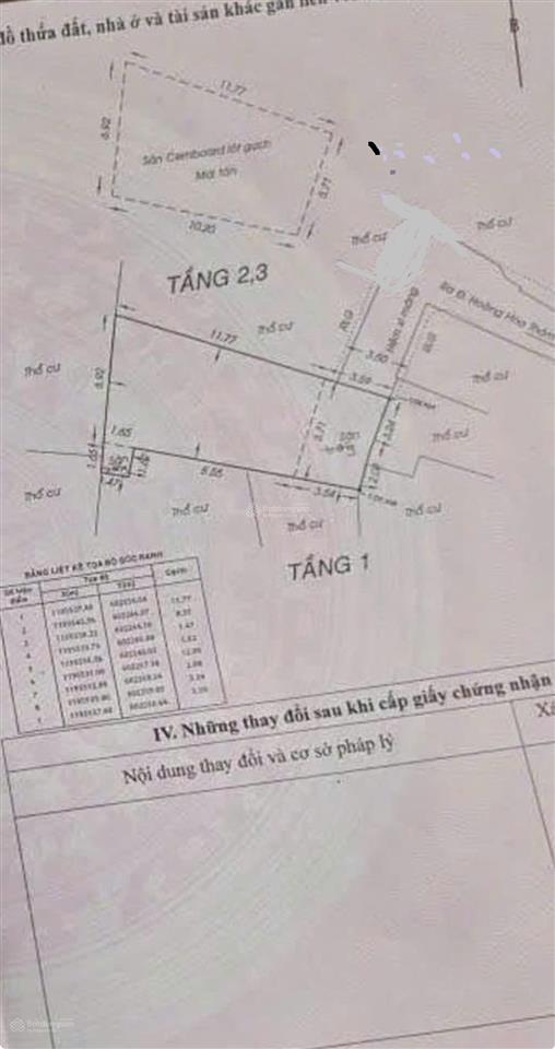 Bán nhà khu đường hoàng hoa thám giá 9.5 tỷ