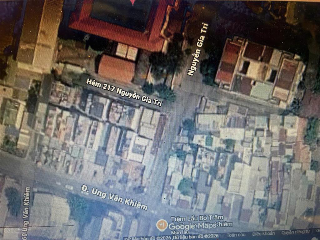 Nhà 64m2, hẻm 217 nguyễn gia trí, 11.3 tỷ
