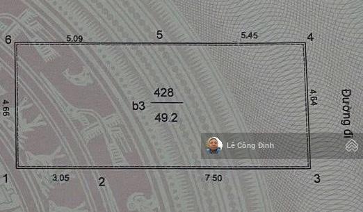Bán nhà giảng võ  ngọc khánh  ba đình  54m  4 tầng  mt 4.64m  cách phố 15m  hơn 12 tỷ