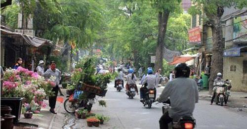 Bán nhà mặt phố hoàng hoa thám, ba đình, 58m2, 4 tầng, vỉa hè rộng