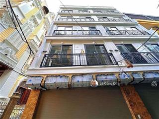 Bán nhà lô góc hoàng quốc việt  cầu giấy  51m2  6 tầng  thang máy  ô tô tránh  19.5 tỷ