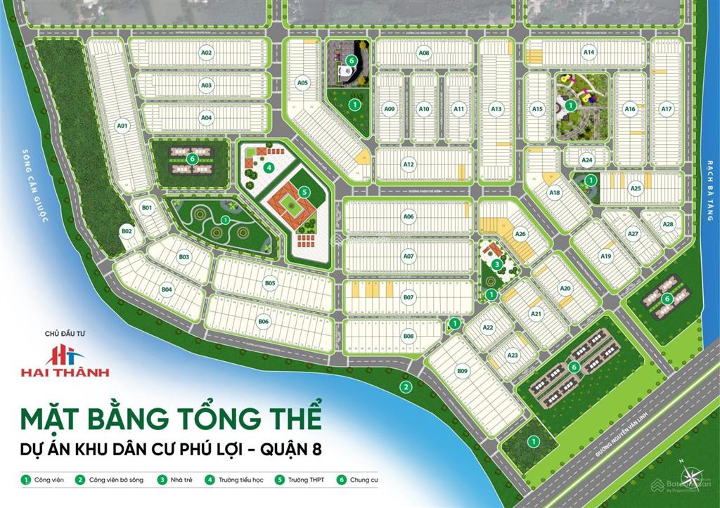 Bán nền 5x24 có sổ cdt kdc phú lợi mặt tiền phạm thế hiển 30m chính chủ có thương lượng