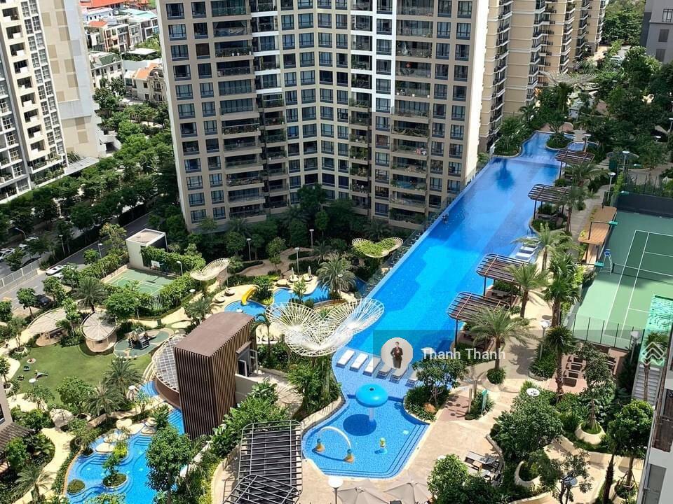 [ quảng cáo hình thật ] 3 phòng ngủ view hồ bơi tại estella heights 150m2  full nt, 90 triệu/tháng