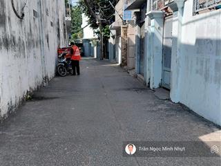 Hẻm xe hơi nguyễn văn đậu, bình thạnh  53m2, 2 tầng  nở hậu, hẻm thông  4,7tỷ tl