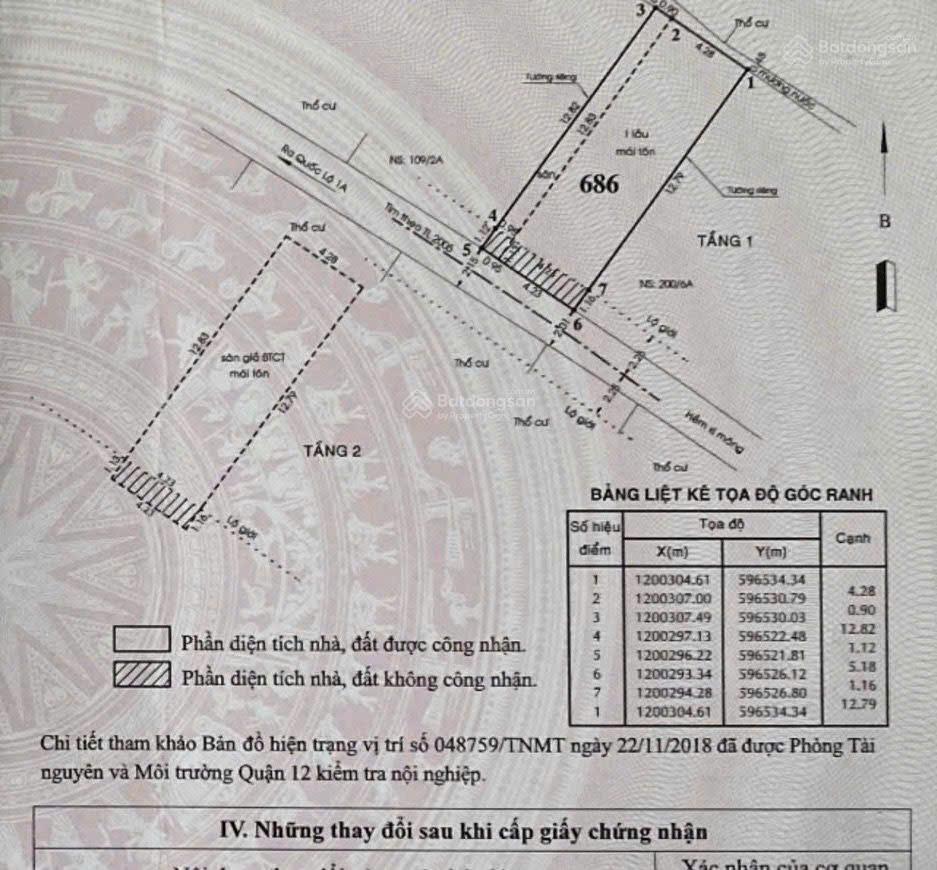 Bán nhà đông hưng thuận, quận 12, (5*15)m2, giá 3,5 tỷ