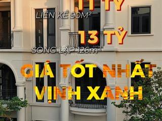 Bán vịnh xanh ocean park 3 liền kề 90m² từ 11,8 tỷ | song lập 126m² từ 13,8 tỷ, hỗ trợ hoàn thiện