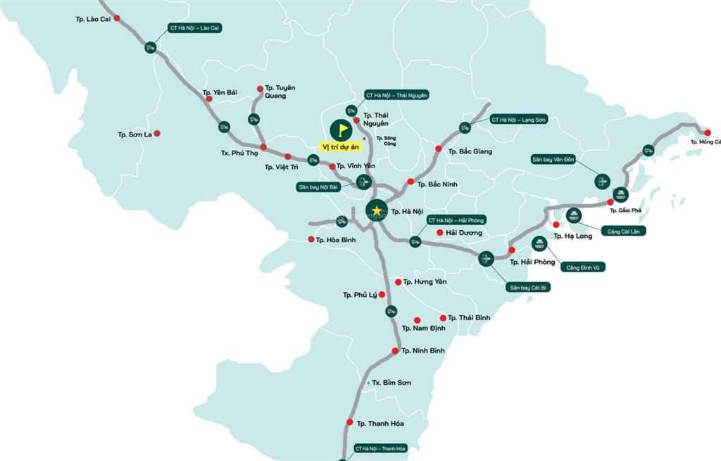 Cđt stavian bán dự án đất kcn thái hòa tại vĩnh phúc  giá độc quyền, chấp nhận ngành nghề khó