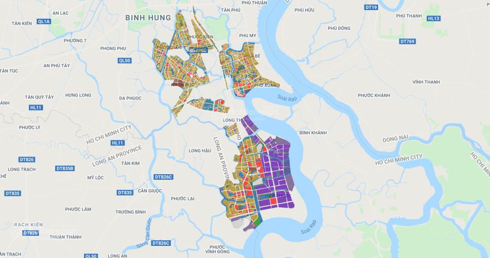 Bán đất nhà bè 106.4m2, tp. hồ chí minh giá chỉ 4,2 tỷ