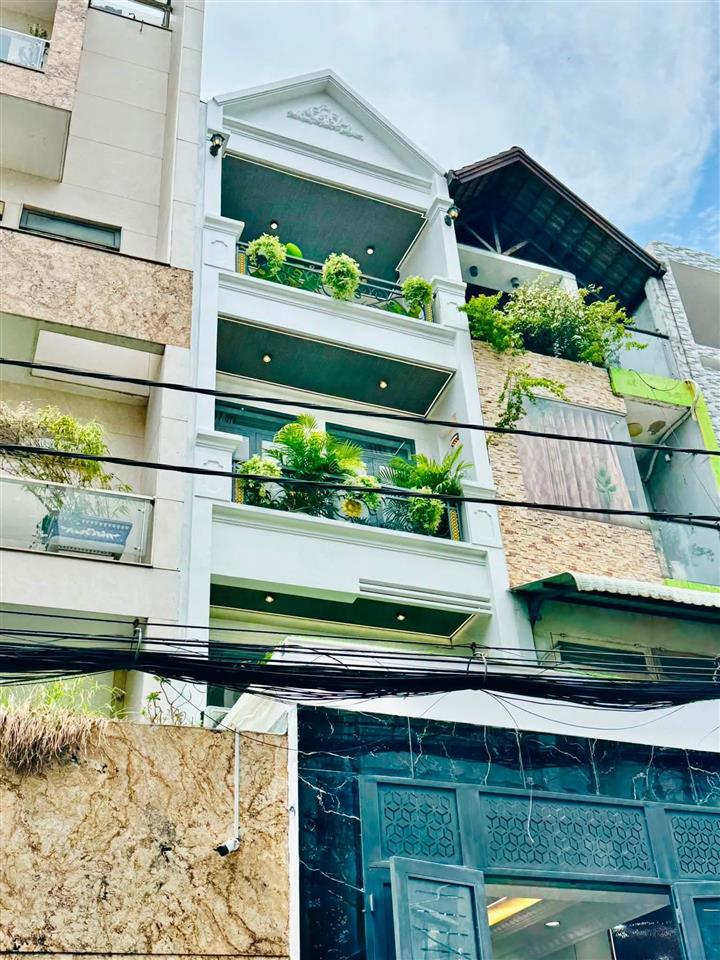 Nhà đẹp đường oto chu văn anp26bình thạnh,gần bến xe miền đông.giá 5tỷ450tr/79m2,cho thuê 26tr