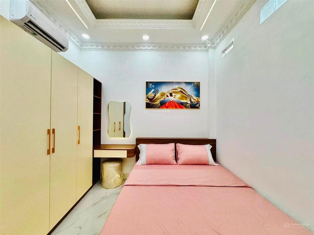 Nhà đẹp đường oto chu văn anp26bình thạnh, gần bến xe miền đông.giá 9tỷ700tr/79m2,cho thuê 26tr