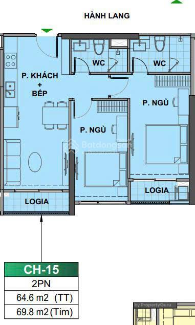 Giảm giá  cần bán gấp căn hộ 2pn tầng 21 cao cấp, tiến độ giãn 80120tr/quý
