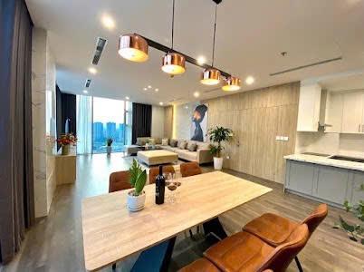 Bán nhanh căn góc 3pn 131m² đẹp the nine. sẵn sổ, full nội thất, giá chỉ 14,3 tỉ.