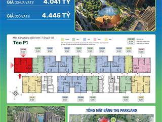 4 tỷ sở hữu ngay căn góc 2pn+ dự án the parkland ocean park 2. vốn tự có chỉ hơ 1 tỷ