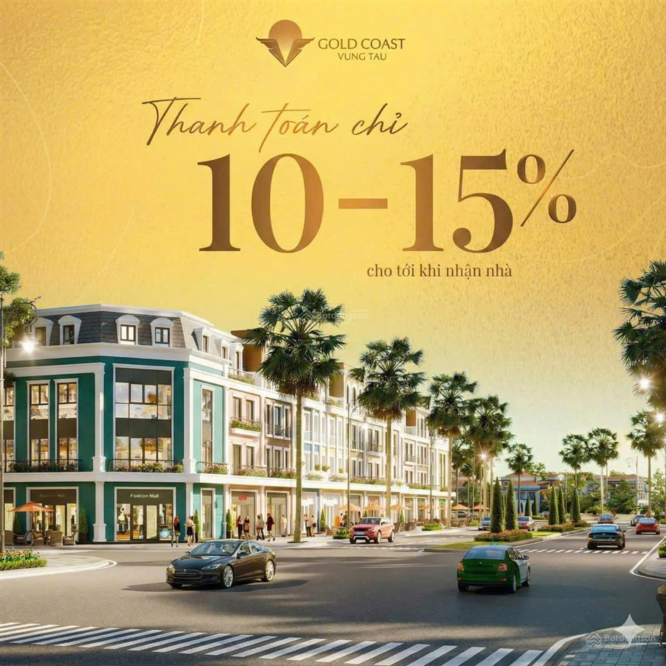 Shophouse ven biển gold coast vị trí đẹp tiềm năng cho thuê cao