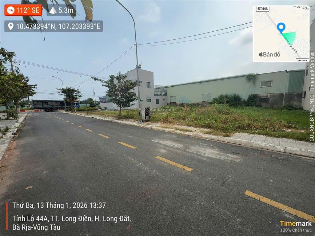 Bán đất tại long điền, bà rịa vũng tàu, giá siêu hời 2,6 tỷ, 98m2