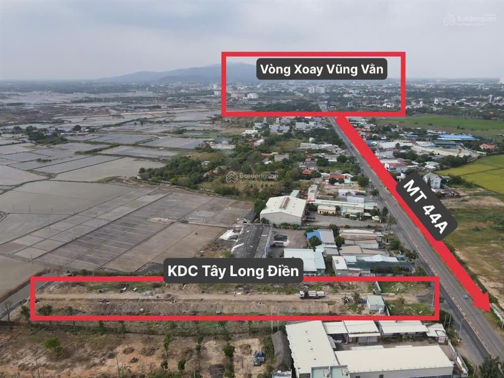 Bán gấp đất nền 100m2 tại đường tỉnh lộ 44a, thị trấn long điền, bà rịa vũng tàu, 2 tỷ
