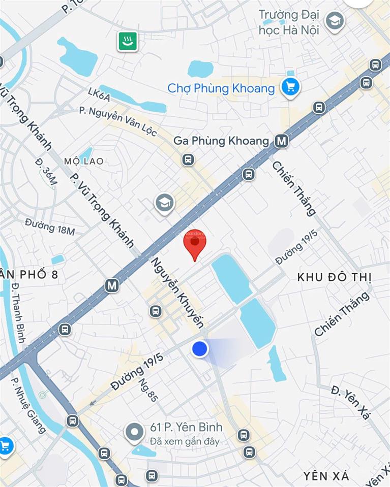 Bán nhà mặt ngõ nguyễn khuyến hồ văn quán 3 tầng dân xây, ngõ thông tứ tung giá hơn 7 tỷ