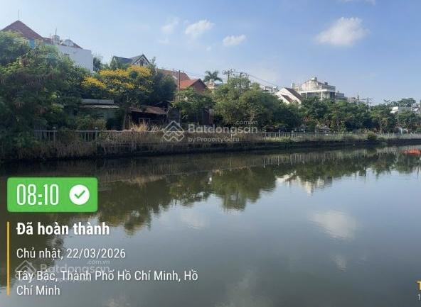 Để lại lô đất vuông vức mặt tiền view sông phạm huy thông, p6, gò vấp (dt 60m2). giá chốt 2tỷ250