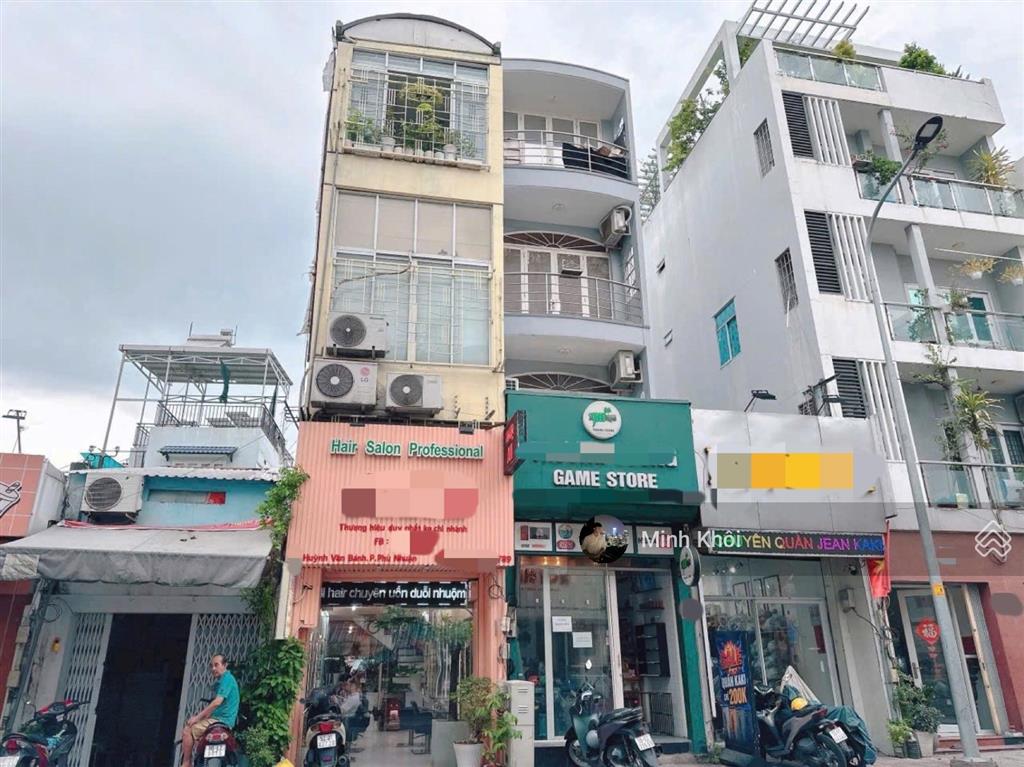 Bán nhà mặt tiền huỳnh văn bánh, quận phú nhuận. giá 6tỷ090/72,4m2, hợp đồng thuê 30 triệu