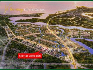 Đất nền trung tâm bà rịa 100m2  2,3 tỷ thanh toán chỉ 850tr đến khi nhận sổ  chỉ 15 nền