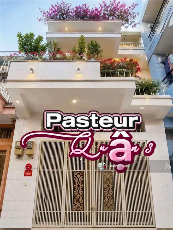 Nhà pasteur  quận 3 công nhận 52m2 xây btct đường 4m5 an ninh văn minh, chính chủ một đời