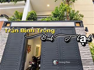 Hẻm xe hơi ngủ nhà  khu vip  trần bình trọngbình thạnh4 tầng 79m2 chào 3tỷ850 chủ thiện chí bớt