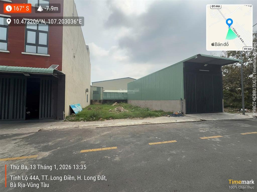 Bán đất tại tỉnh lộ 44a, 2 tỷ, 100m2, mặt tiền 5m, ngõ rộng 10m