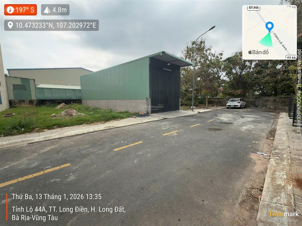 Bán đất tại tỉnh lộ 44a, 2 tỷ, 100m2, mặt tiền 5m, ngõ rộng 10m