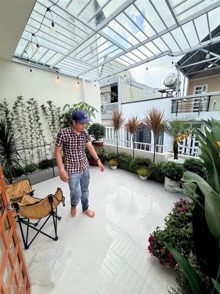 Nhà mới 5 tầng. 4x12m. nhỉnh 4 tỷ. hẻm xe hơi thông. an dương vương. bà hom. tân hoà đông. quận 6.