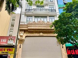 Bán nhà mp nguyễn văn huyên tt cầu giấy dt109m2 8t mt7m vị trí đẹp kd đỉnh  dòng tiền 100tr/tháng