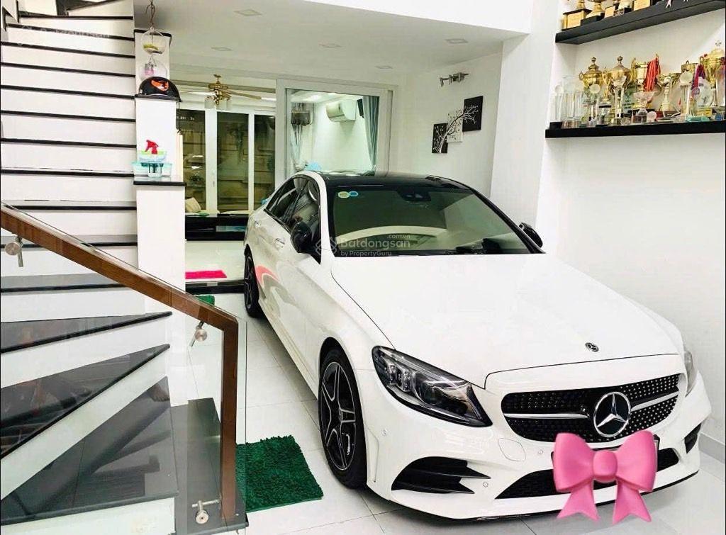 Hẻm bự xe hơi tới nhà  5 tầng  52m2  gần chợ bà chiểu  dòng tiền 23tr/tháng