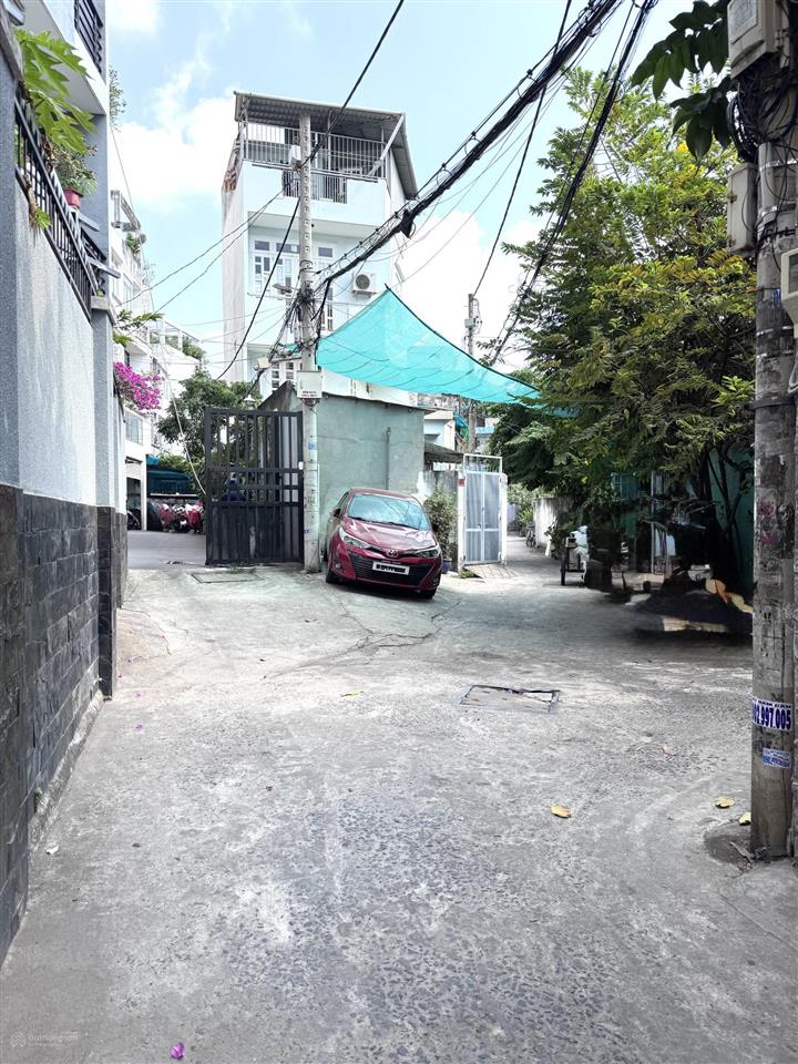 Hẻm bự xe hơi tới nhà  5 tầng  52m2  gần chợ bà chiểu  dòng tiền 23tr/tháng