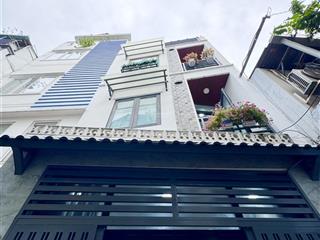 Trường sa phú nhuận  hẻm 3,5m trước nhà  30m bước ra hẻm xe tải  4 tầng mới đẹp  nhĩnh 6 đồng