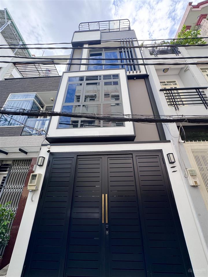Bình thạnh  hẻm nhựa 6m xe hơi thông tứ hướng  thang máy  nội thất cao cấp