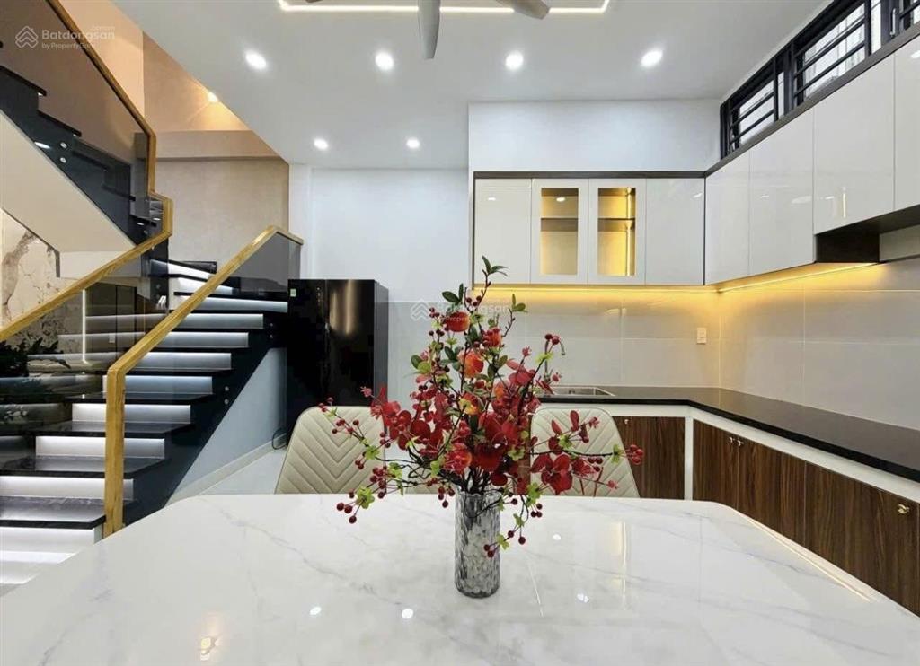 Siêu phẩm nhà xây mới gần chợ hạnh thông tây đường quang trung, gò vấp  giá 3,78tỷ/60m2 (5x12m).