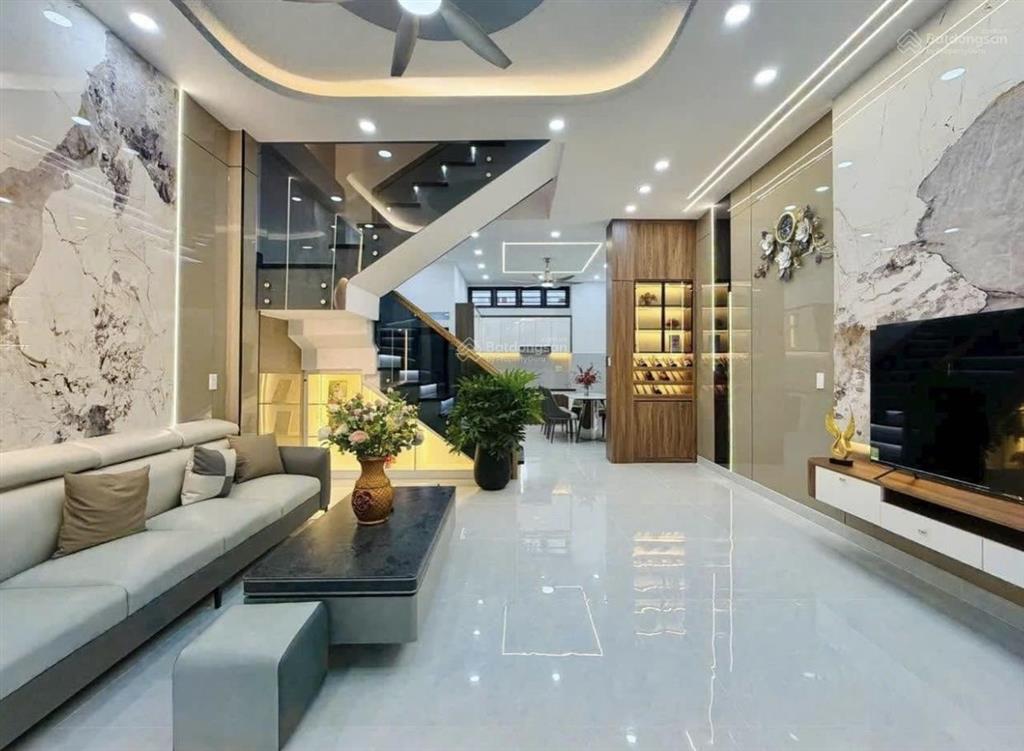 Siêu phẩm nhà xây mới gần chợ hạnh thông tây đường quang trung, gò vấp  giá 3,78tỷ/60m2 (5x12m).