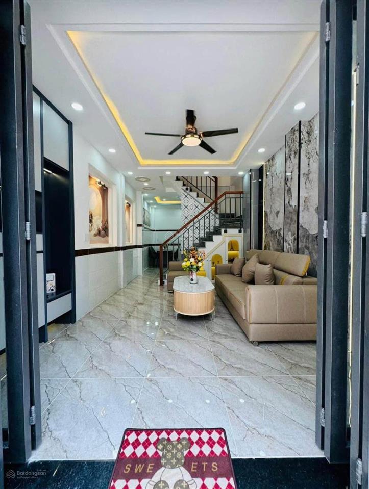 Nhà mới phú nhuận  trần hữu trang khu vực kinh doanh  giá6,25tỷ/60m2  khai thác 22 triệu/tháng