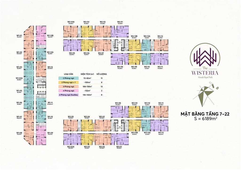 Chung cư the wisteria, cạnh mỹ đình 6,5 tỷ, 83m2.