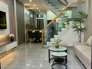 Bán nhà hẻm xe hơi phan văn trị, p.7  4m x 16.5m ( nở hậu 4.6m ), 2 tấm  giá bán 7.9 tỷ tl