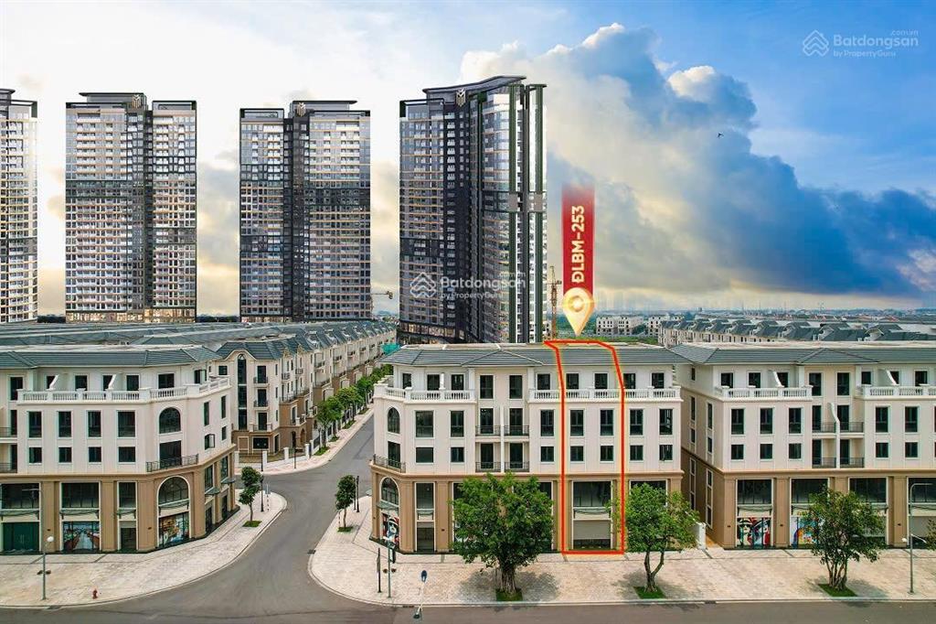 Bán căn shophouse 2 mặt tiền, mặt công viên và mặt đường 51m đại lộ bốn mùa