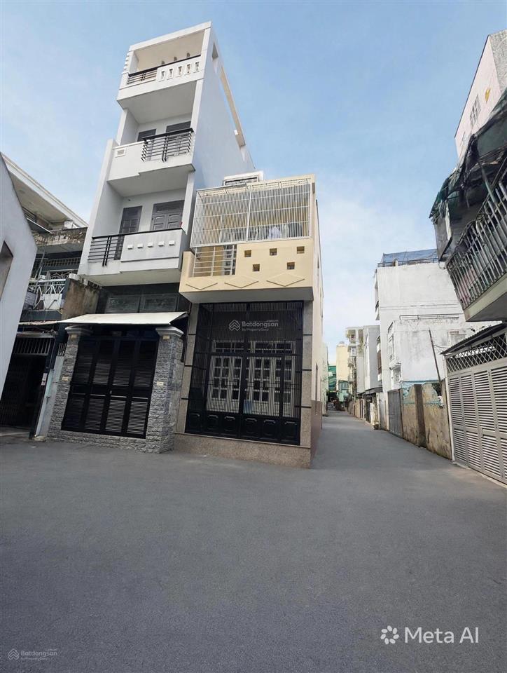 Cần cho thuê nhà hẻm 75 nguyễn cửu vân quận bình thạnh  hẻm thông 4 tầng giá chỉ 17 triệu