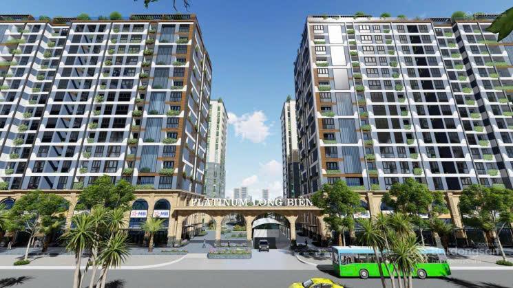 Mở bán quỹ căn 2 ngủ 727680m2 tại platinum long biên giá chỉ từ 155tr/m2. ck 8%. vay 0%/12 tháng