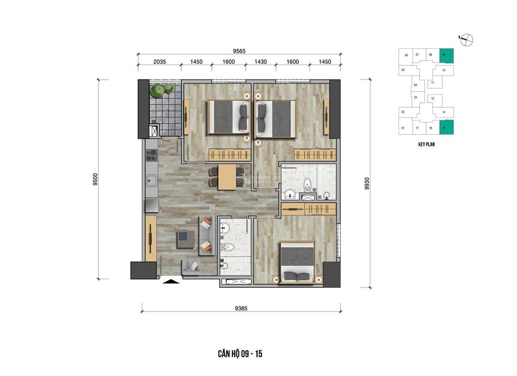 Chính chủ bán căn 81,2m2 căn góc mới bàn giao cđt sẵn sổ giao dịch