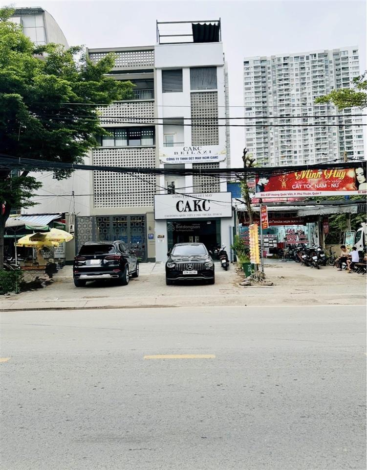 Bán nhà mặt tiền kinh doanh hoàng quốc việt | thang máy | dòng tiền ~50tr/tháng  khai thác nhanh
