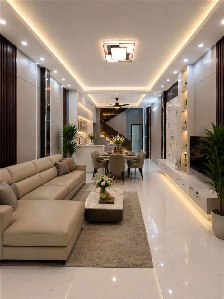 Bán nhà quận 7 phú thuận 54m, hẻm kinh doanh, nhà mới full nội thất, 3pn 3wc, phòng ngủ tầng trệt.