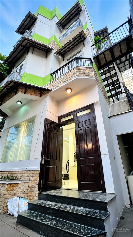 Bán nhà 3 tầng phường tân hưng quận 7, 94m, ngang 8.5m nở hậu, gara ô tô, 4pn, gần khu kiều đàm
