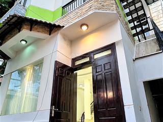 Bán nhà 3 tầng phường tân hưng quận 7, 94m, ngang 8.5m nở hậu, gara ô tô, 4pn, gần khu kiều đàm