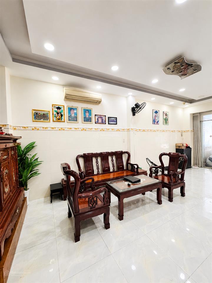 Bán nhà âu dương lân quận 8, 94m, ngang 4,3m, dài 24,5m, 4 tầng, hẻm ô tô 7m, 5pn