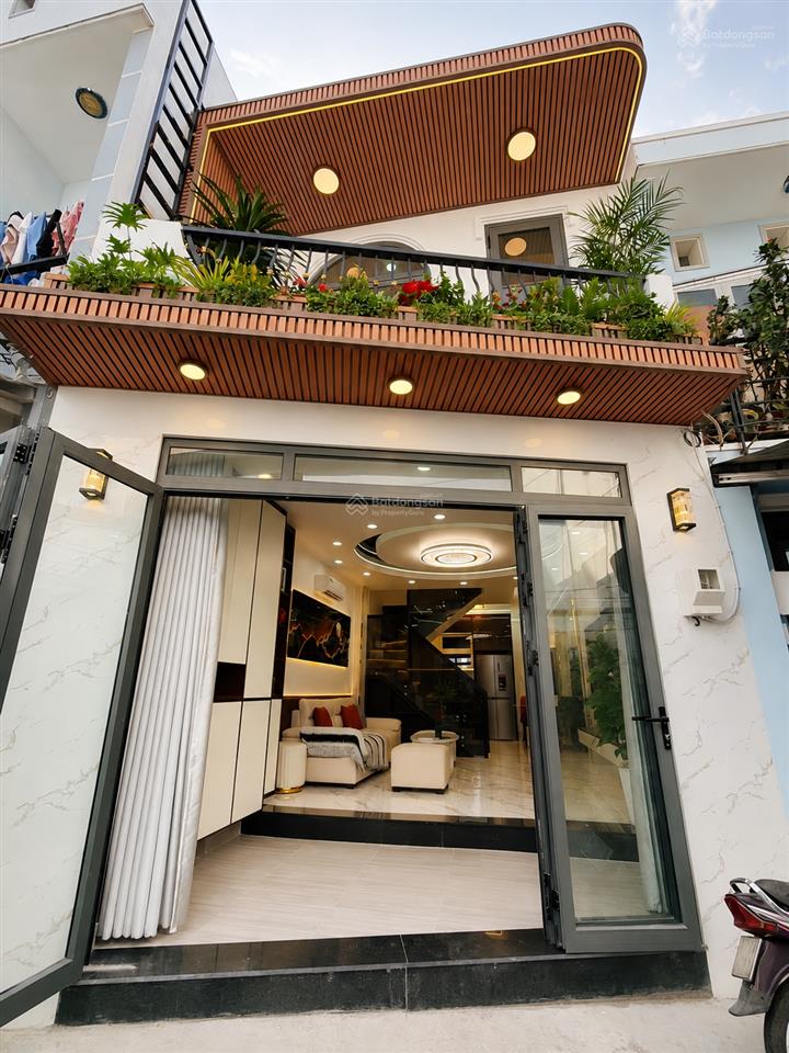 Bán nhà mới đẹp hẻm 4m huỳnh tấn phát, quận 7, 4,2m x 13m, 2 tầng, 3pn, full nội thất cao cấp