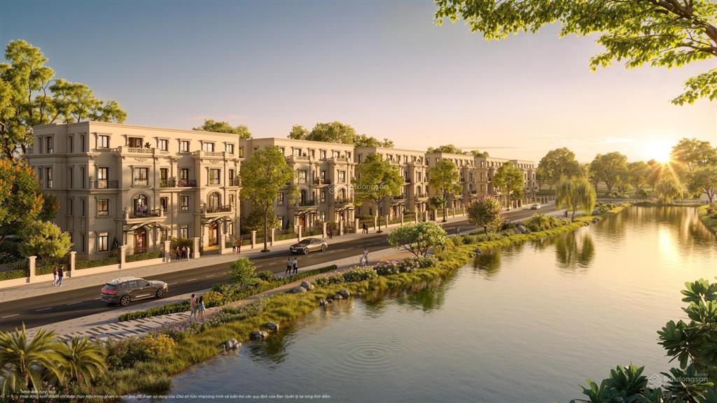 Biệt thự view sông 228m² tặng thêm sân vườn 146,9m²  vinhomes wonder city đan phượng